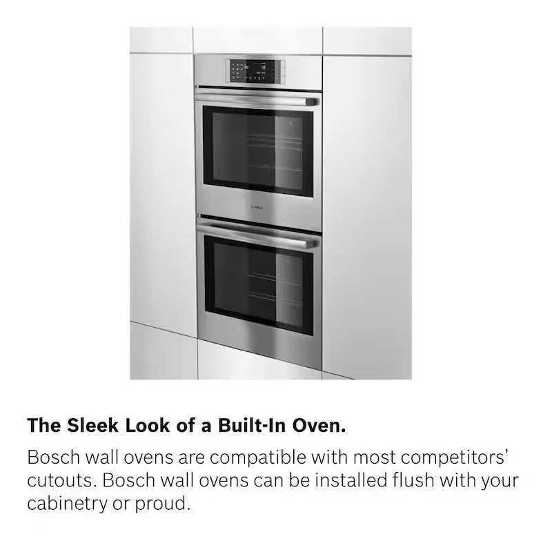 30 in Built-In Electric Convection Wall Oven and Microwave in Stainless Steel J52891