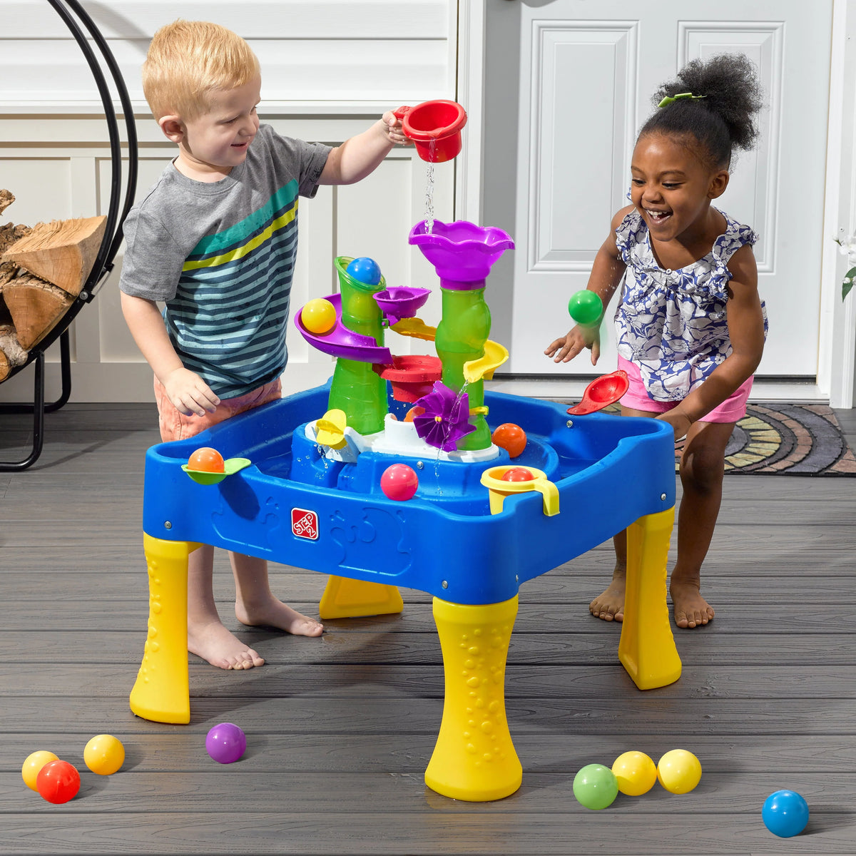Blue Water & Ball Table H962398