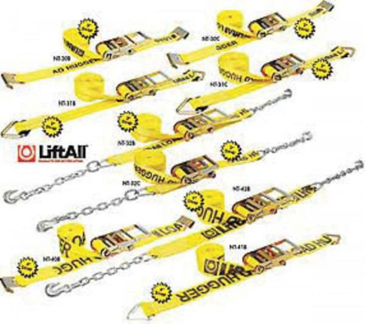 Ratchet Tie Down Strap, Poly, 30 ft. O373840