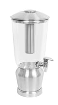 1.5 Gallon Stainless Steel Beverage Dispenser with Ice Container, Stand & Spigot Z509285