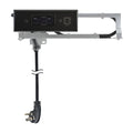 Black In-Drawer Outlet with 2 AC Outlets U947