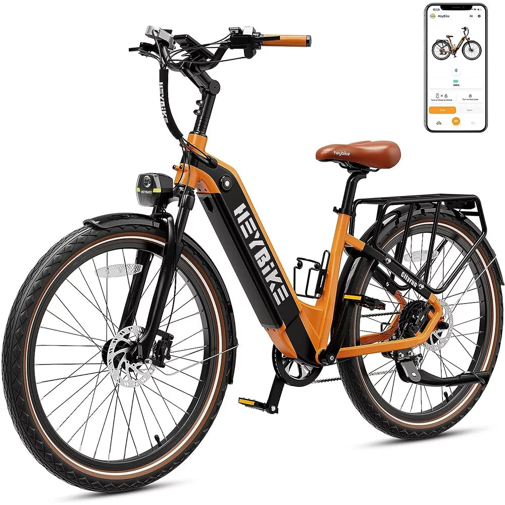 500W 26 Electric Hybrid Bike with 48V 15Ah Removable Battery, Black L271