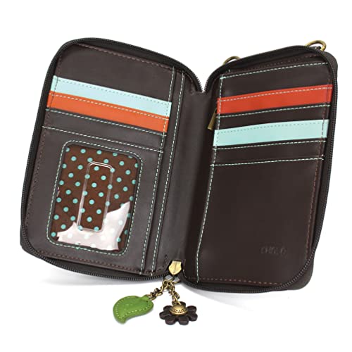 Faux Leather Multicolor Crossbody Cell Phone Purse N3147
