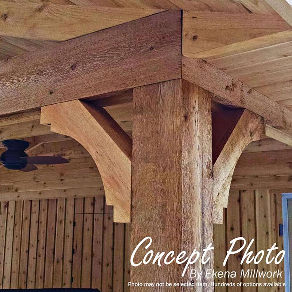 5 1/2x22W x 16x22D x 24x22H Douglas Fir Brace R69483