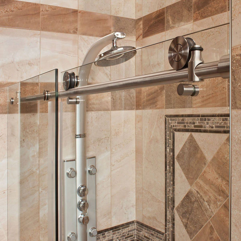 Frameless Sliding Shower Door Chrome S78361