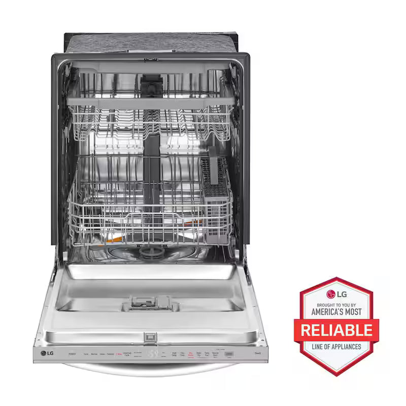 24 in. Smart Wi-Fi Dishwasher with 3rd Rack, Stainless Steel Q502