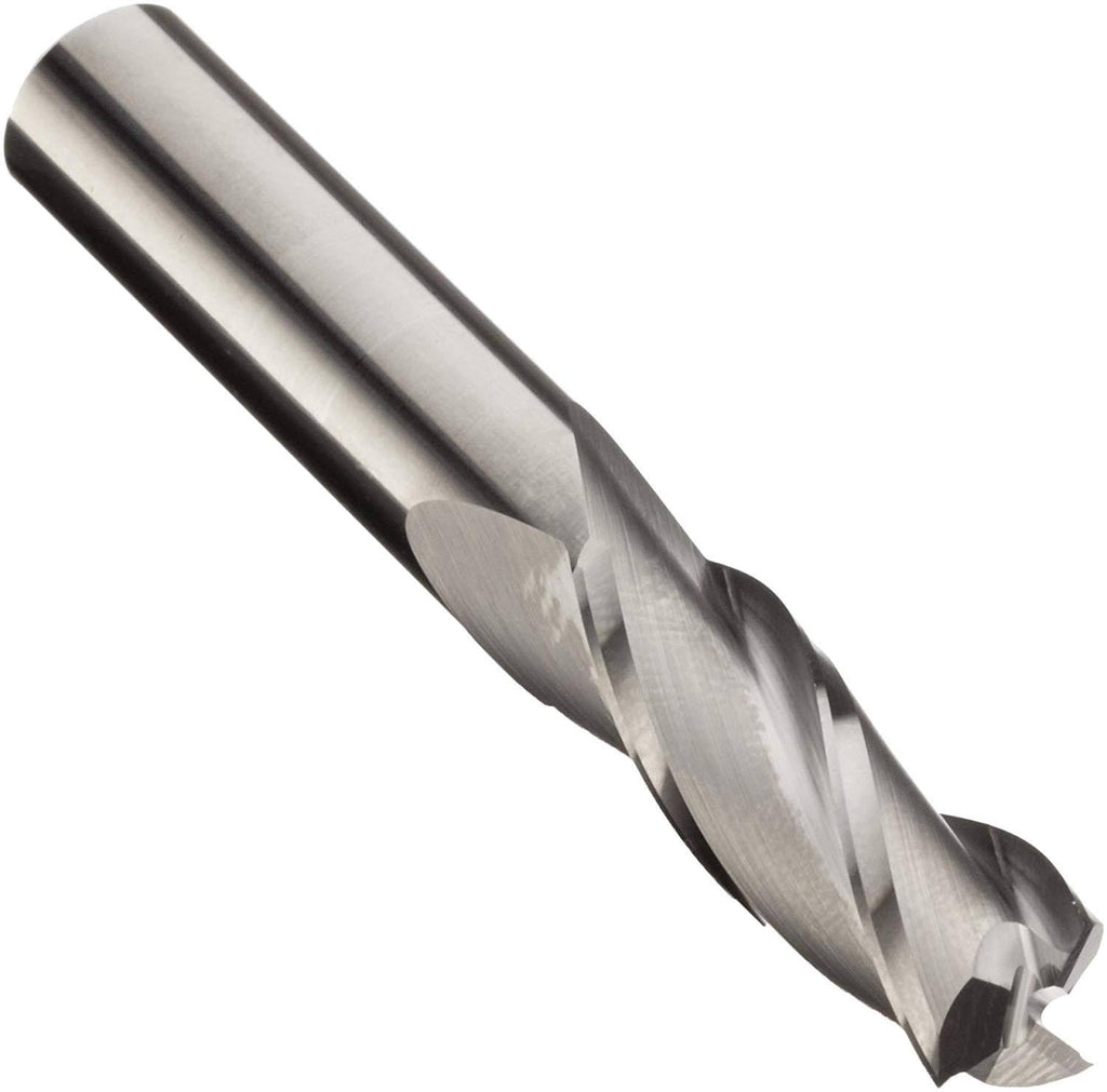 Carbide Square Nose End Mill, Uncoated Bright Finish S6795