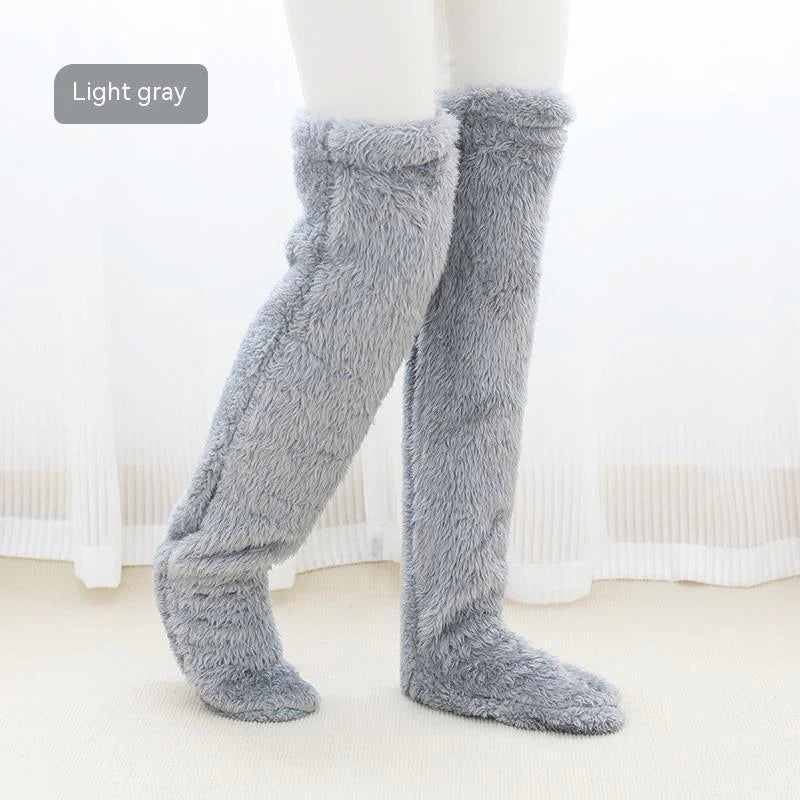 High Fuzzy Long Socks E735