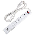 6-Outlet 2 USB Power Strip I932