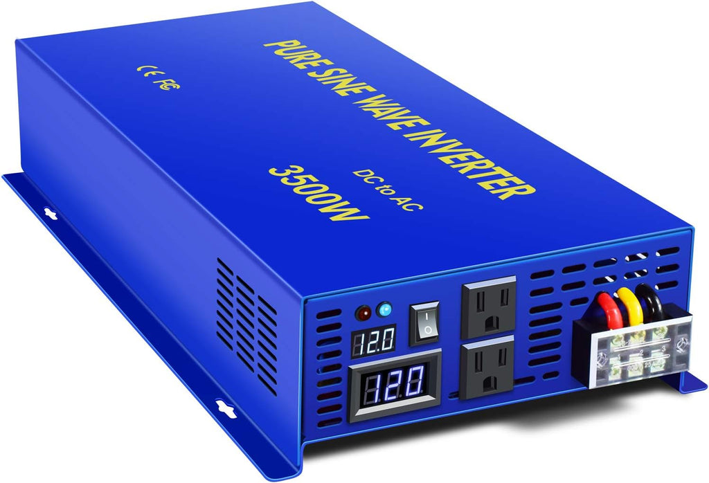 4000 Watt Pure Sine Wave Power Inverter 12V to 120V AC W499981