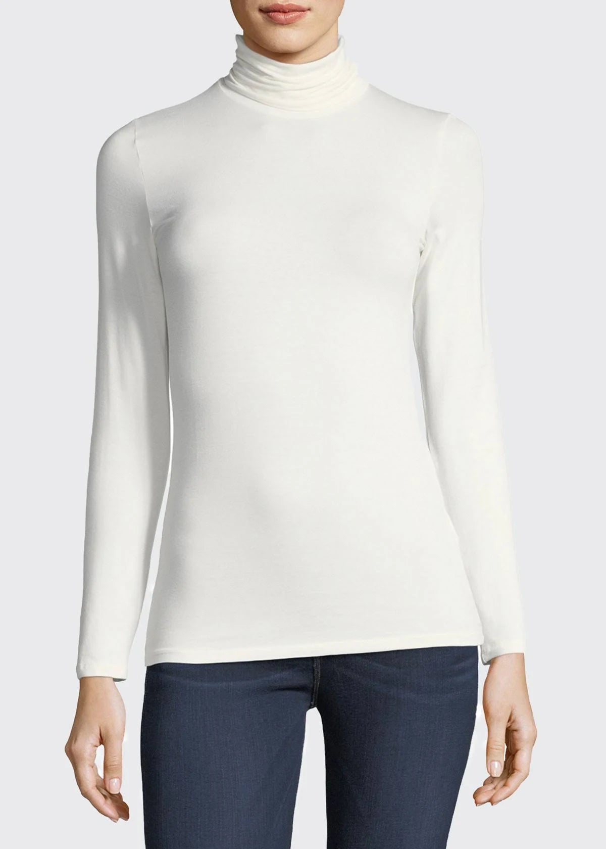 Soft Touch Long-Sleeve Turtleneck I886