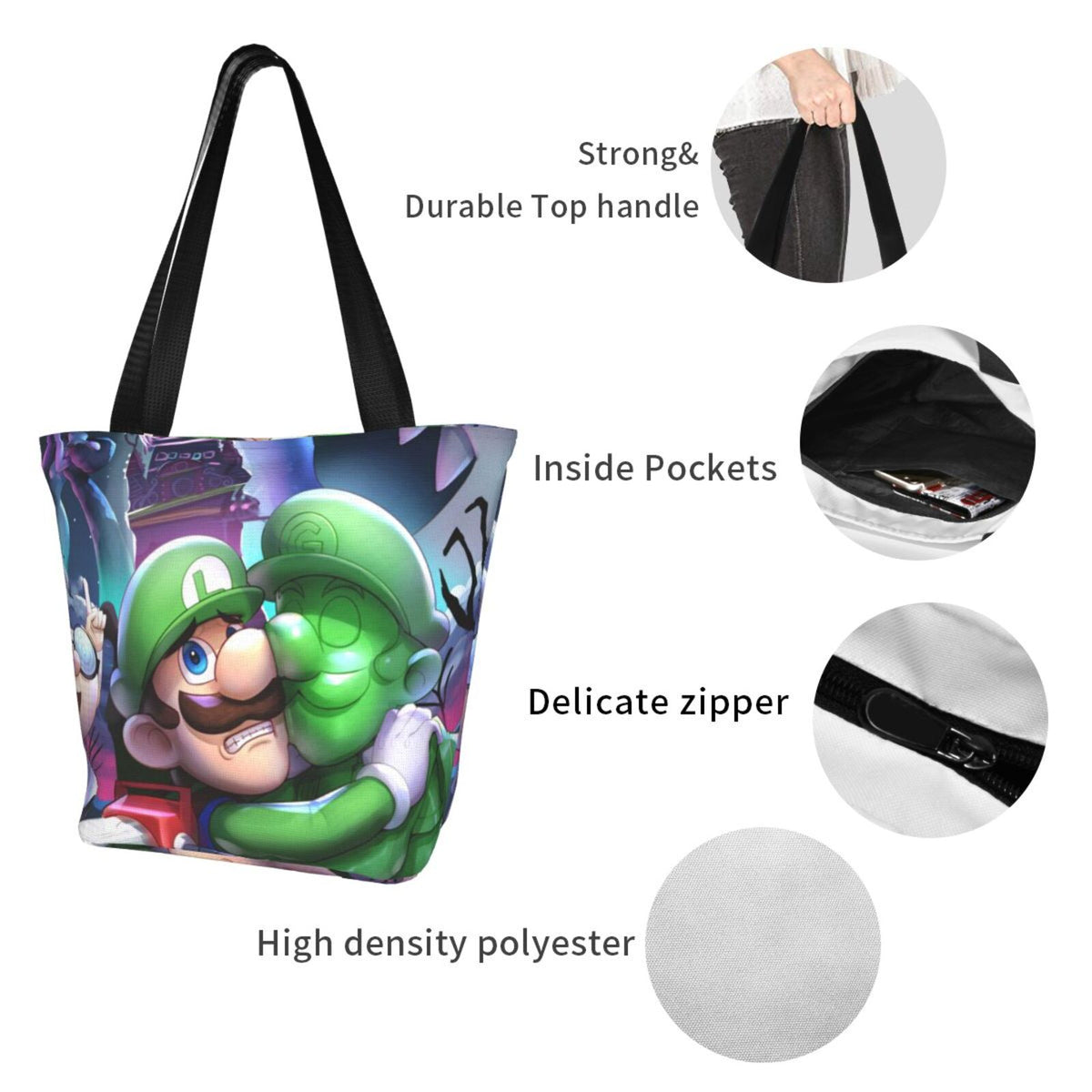 Large Capacity Shoulder Tote Bag N515