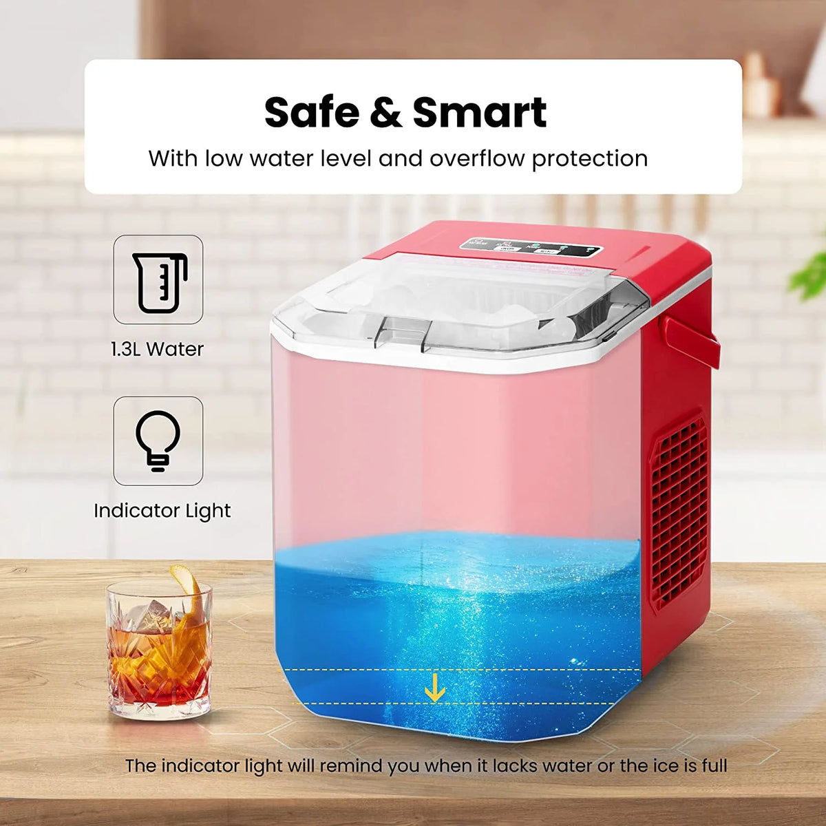 Portable Countertop Ice Maker with Scoop B848