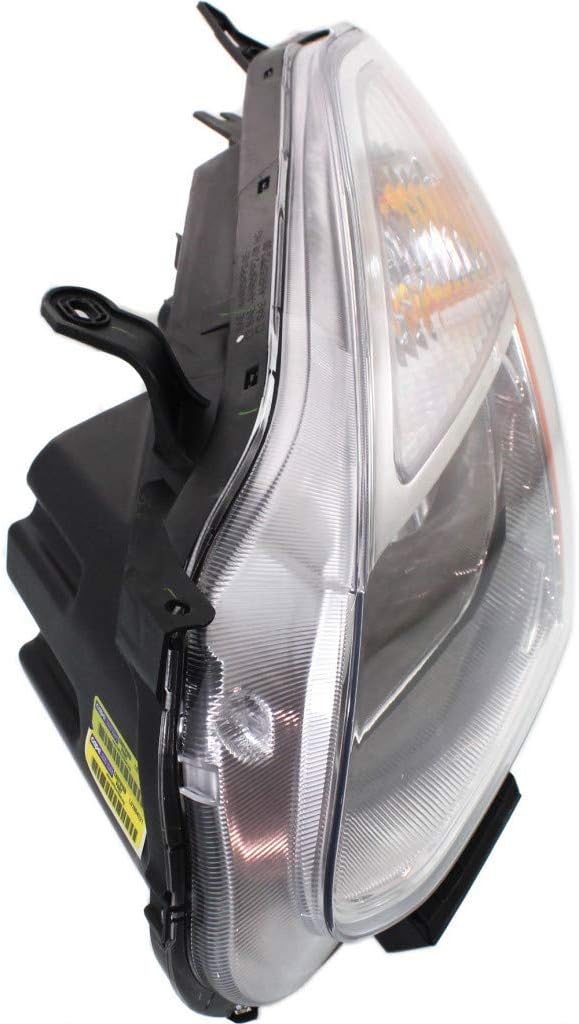 Passenger Side Halogen Headlight Assembly for Nissan Rogue 09-10 J459