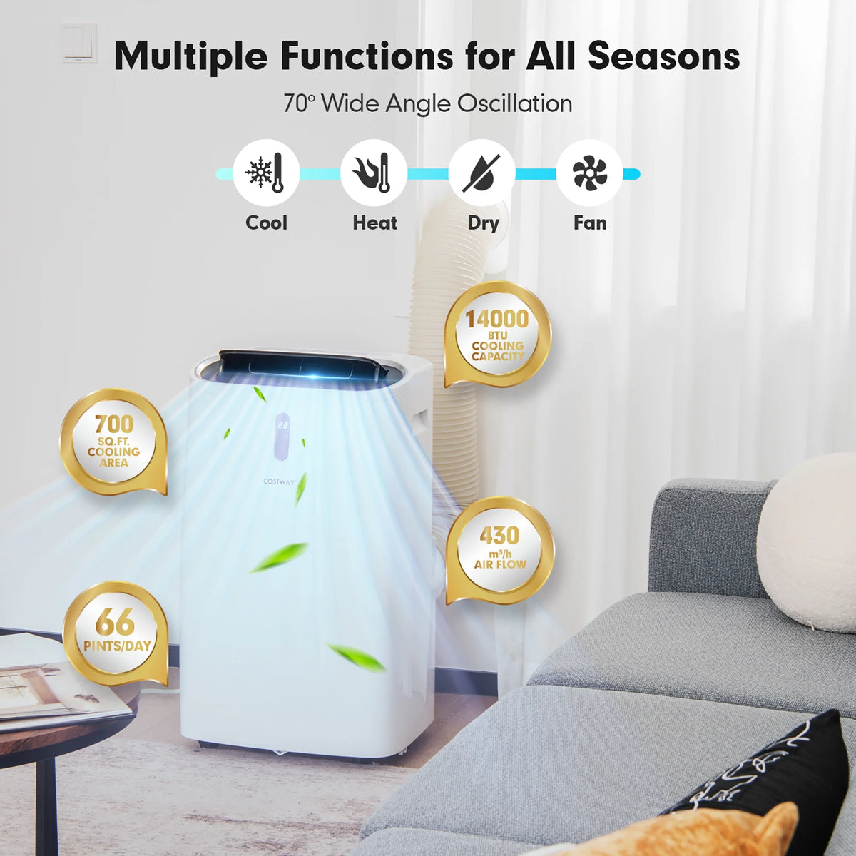 8800 BTU Portable Air Conditioner G571253