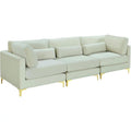 Cream Velvet Modular Sofa X820