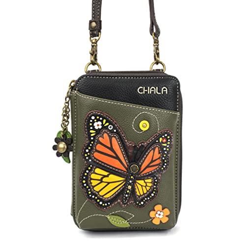 Faux Leather Multicolor Crossbody Cell Phone Purse N3147