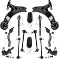 Front Lower Control Arms Ball Joints Sway Bars Tie Rods for 2007-2011 Toyota Camry Q740972