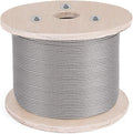 3/16 Inch 7x19 Stainless Steel Aircraft Cable Reel 500FT T316 Wire Rope Q331