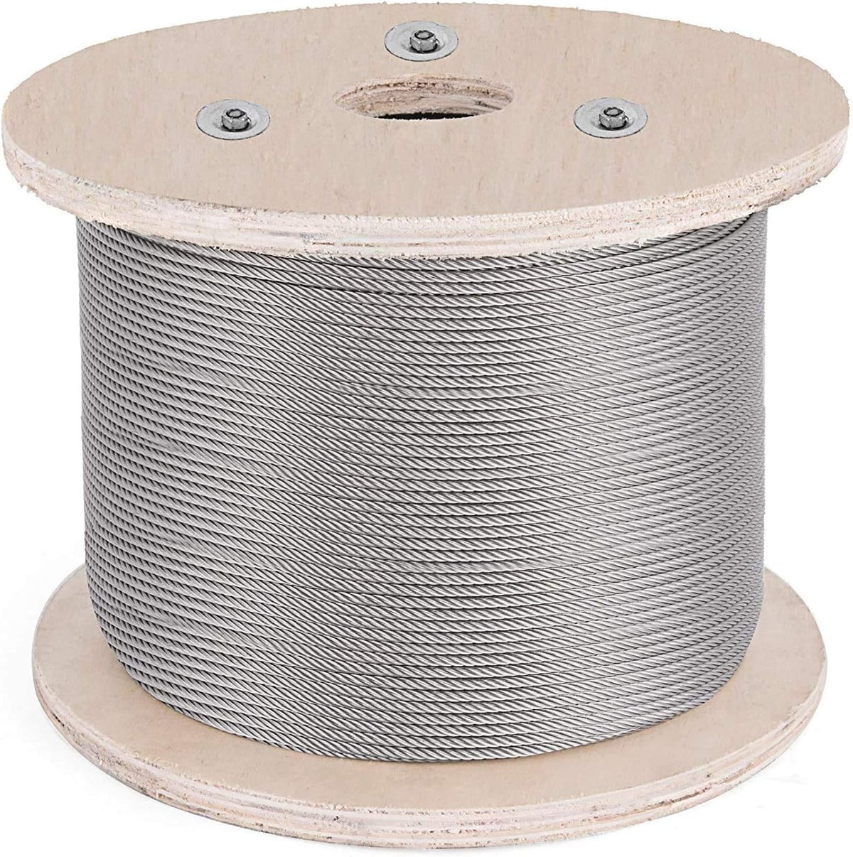 3/16 Inch 7x19 Stainless Steel Aircraft Cable Reel 500FT T316 Wire Rope Q331