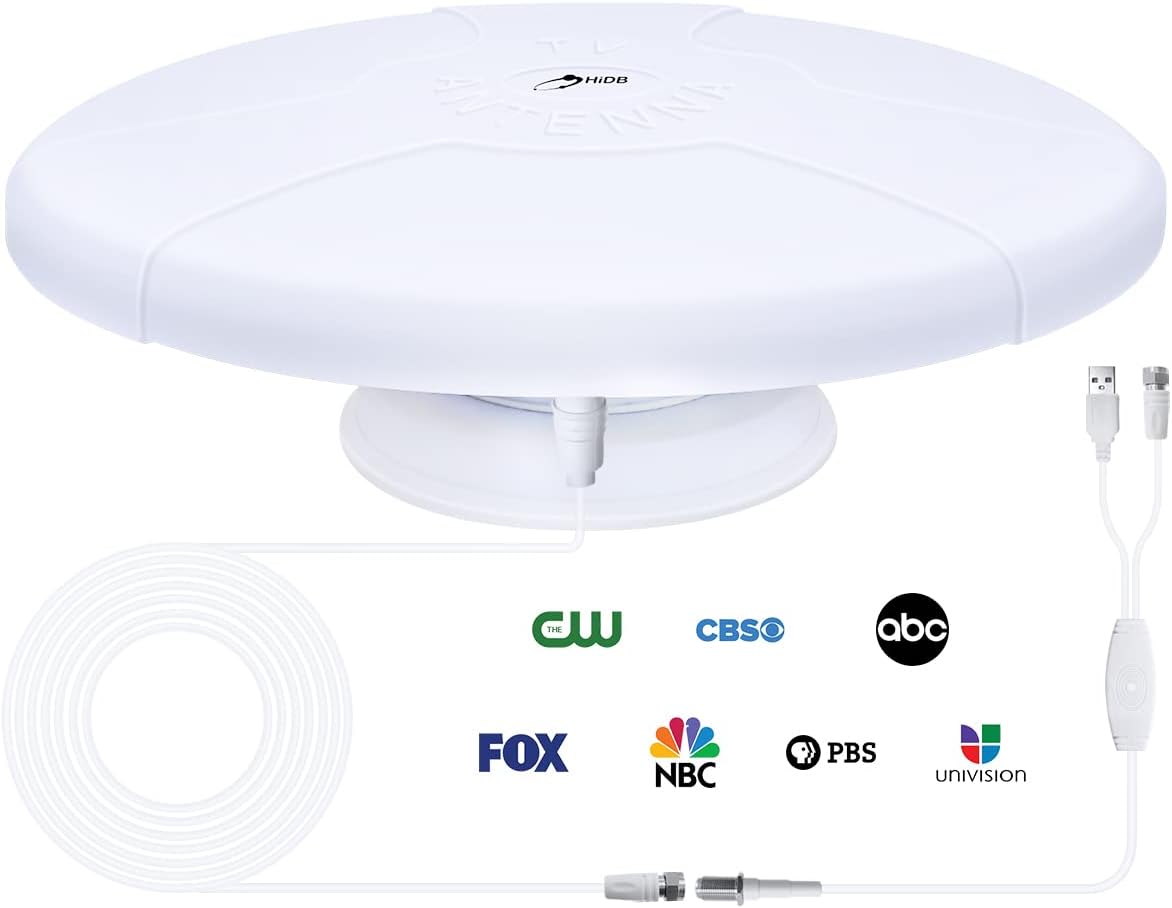 Amplified Digital HD TV Antenna with Magnetic Base, Pack of 2 V926