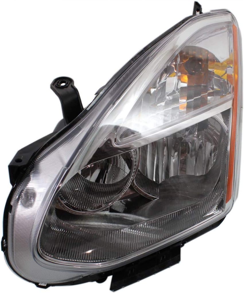 Passenger Side Halogen Headlight Assembly for Nissan Rogue 09-10 J459