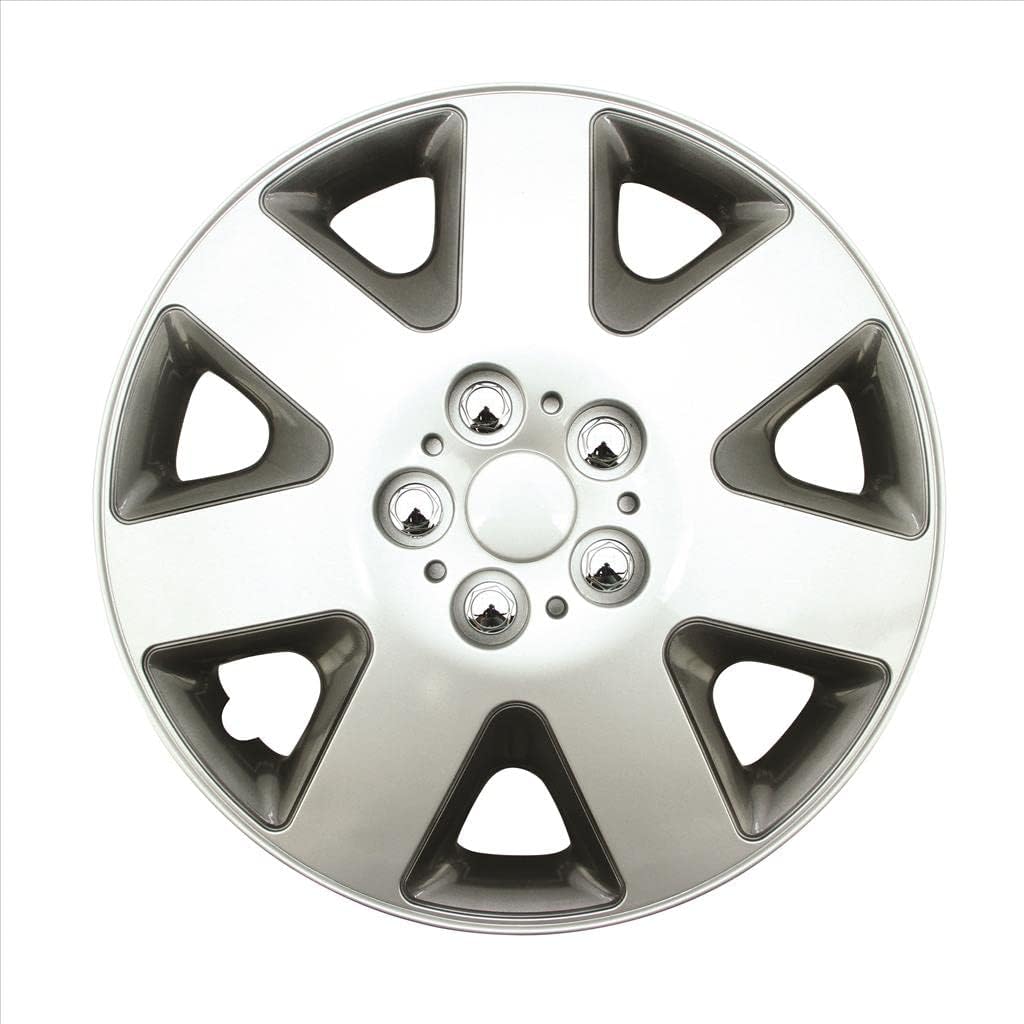 Silver 15" ABS Wheel Cover Pack of 4 K152994