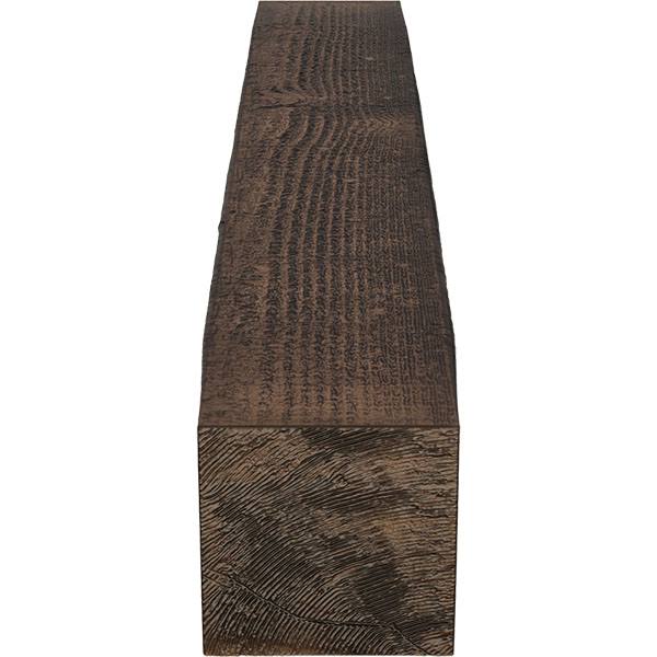 Rough Sawn Faux Wood Fireplace Mantel Z975