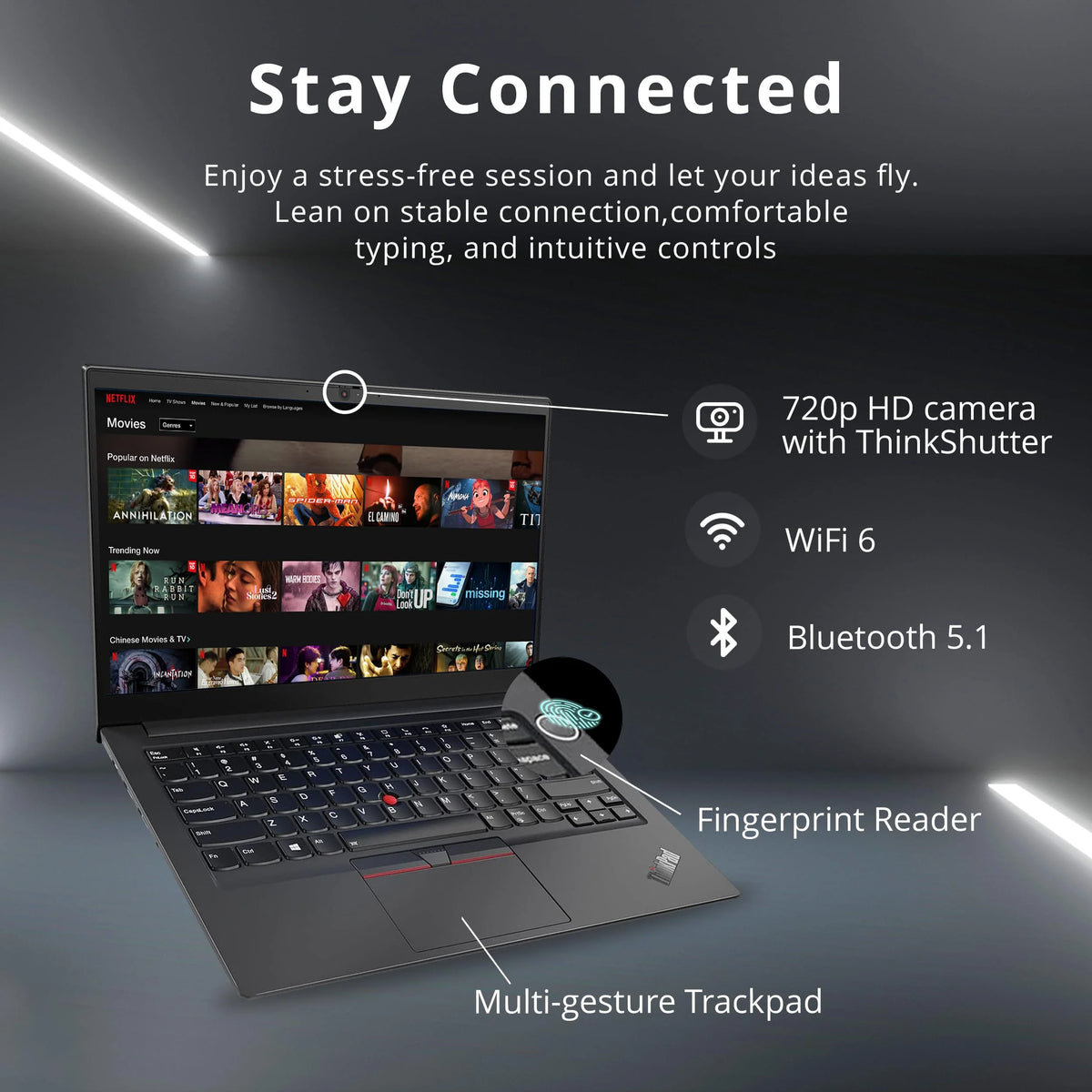 14" FHD Laptop, AMD Ryzen 7 5700U, 16GB RAM, 1TB SSD, Black Z471