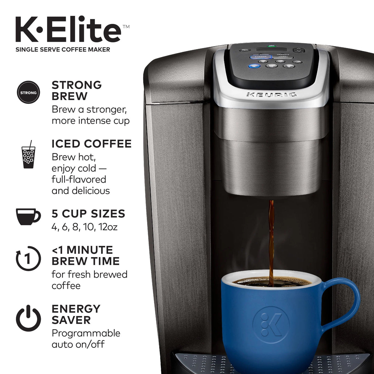 Single-Serve K-Cup Pod Coffee Maker I60340
