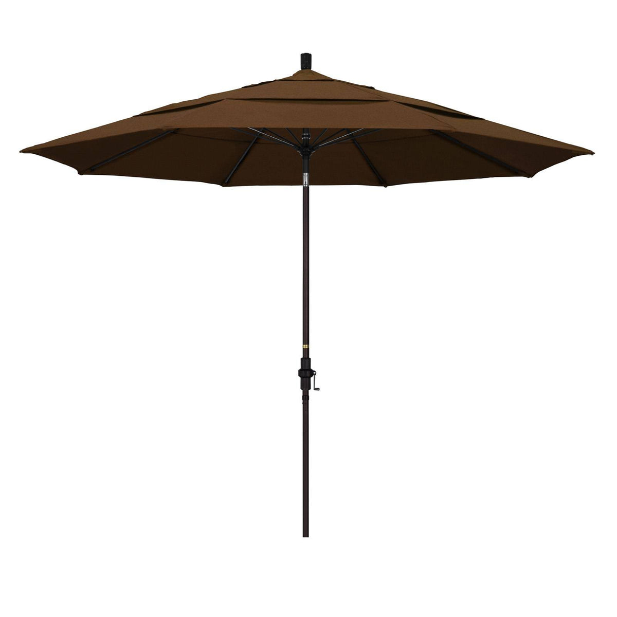Teak Aluminum Patio Umbrella O848958