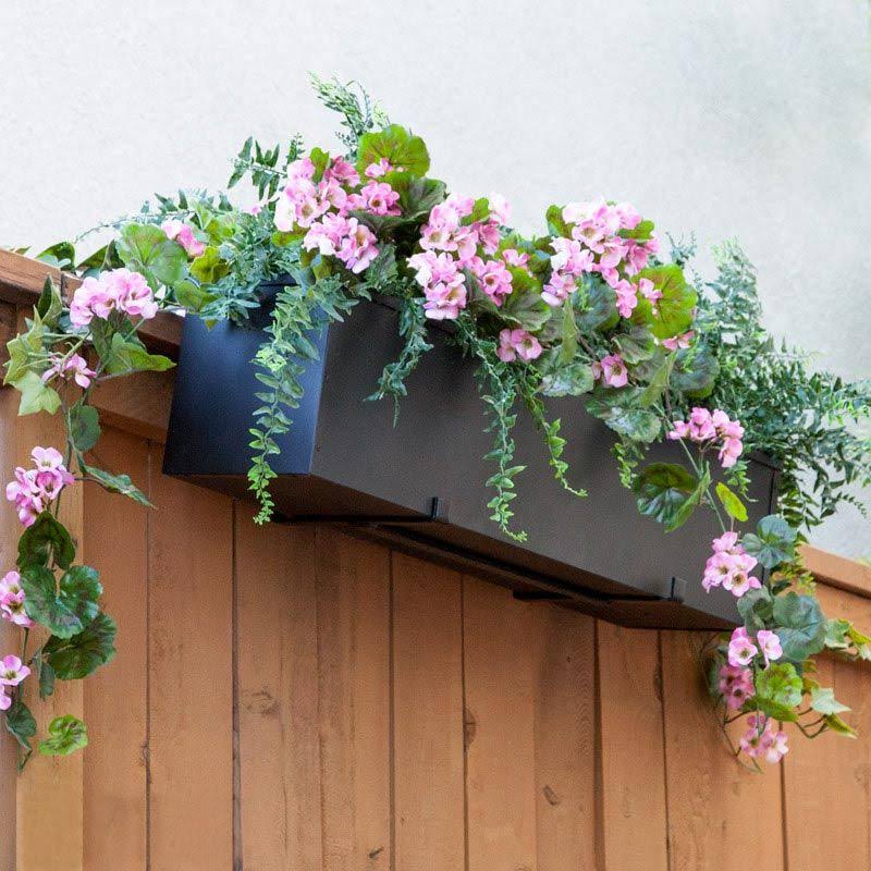 Black-Tone Metal Window Box Liner W7860
