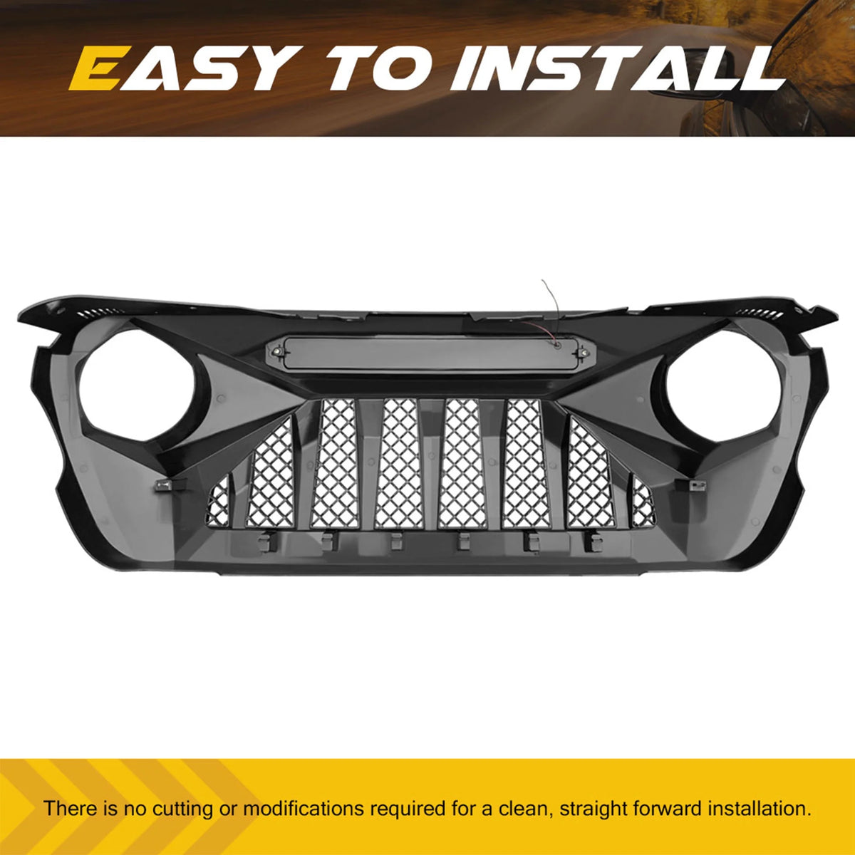 Grille with Blue Lights T13657