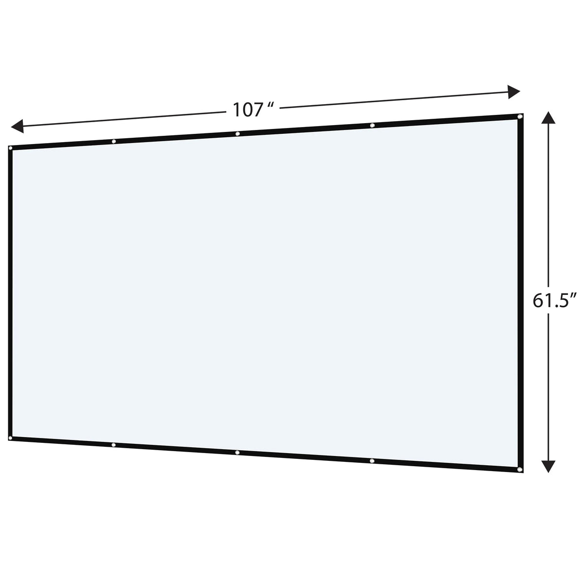 White Indoor/Outdoor Folding Projector Screen E875208