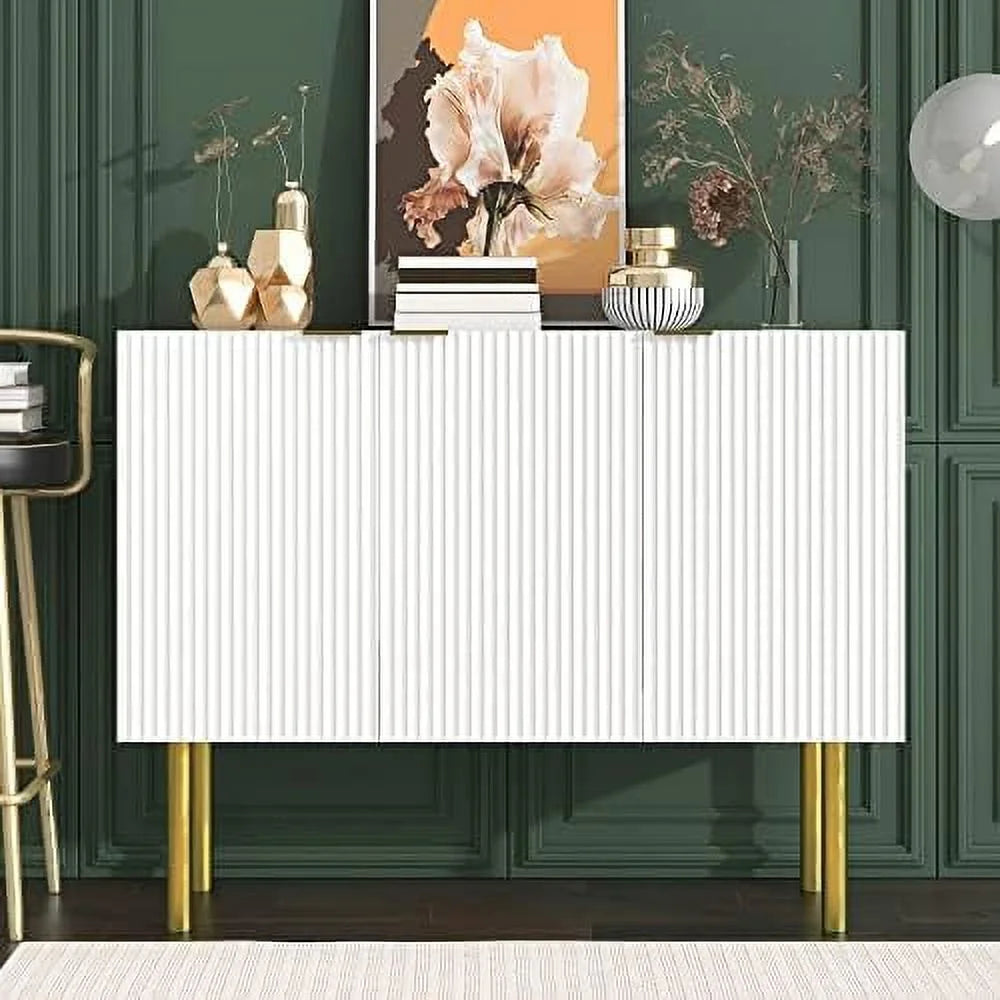 Black Long Wood Sideboard Cabinet B793500