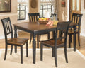 Black/Brown Dining Table R71094