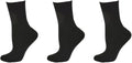 Cotton Hi-Ankle Cushioned Socks I73162
