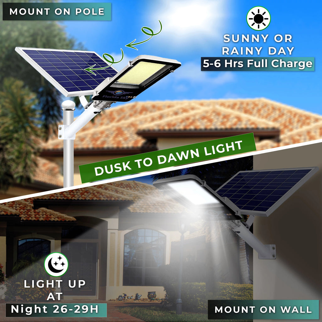 3400 Watt Solar LED Street Light with Remote Y944