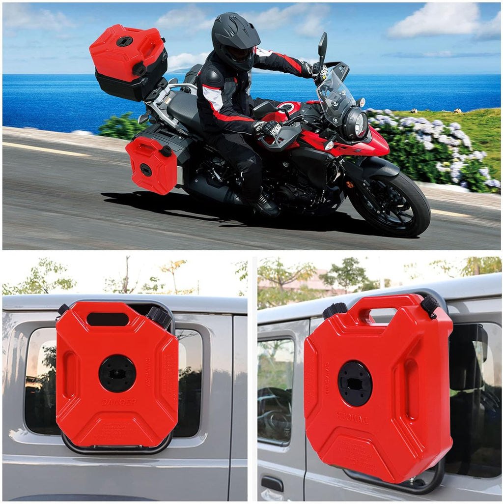 Red Poly Gas Can 5L Pack of 2 U813961