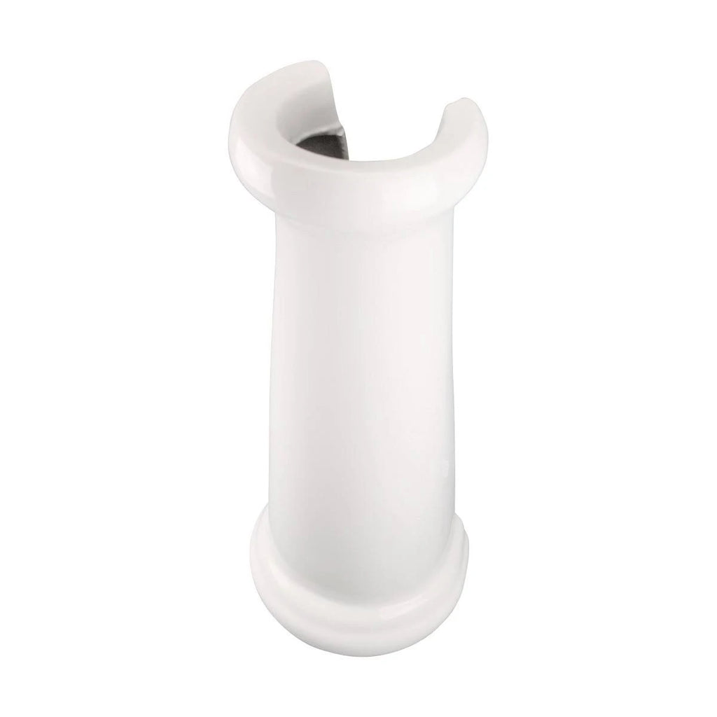 White China Pedestal Sink with Overflow A758605
