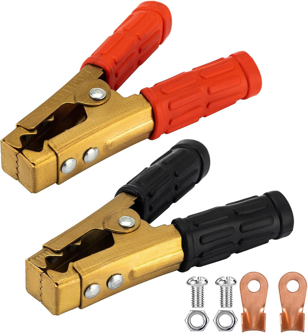 Heavy Duty Pure Copper Jumper Cables Car Battery Charger Clamps (2 PCS) O434943