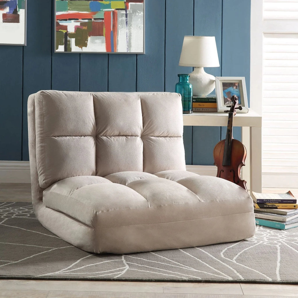 Loungie Microsuede Flip Convertible Chair Q90126